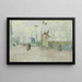 Impasse des Deux Frères - Vincent van Gogh — indrammet kunstværk på væggen