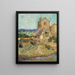 La maison de La Crau Det gamle mølle - Vincent van Gogh — indrammet kunstværk på væggen