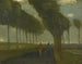 L'allée aux deux promeneurs - Vincent van Gogh — visning af kunstværket