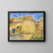 Meules de blé - Vincent van Gogh — indrammet kunstværk på væggen
