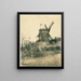 Moulin de la Galette - Vincent van Gogh — indrammet kunstværk på væggen