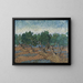 Olive grove à Saint-Rémy - Vincent van Gogh — indrammet kunstværk på væggen