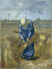 Landmandsmaleri, der forbinder kornbunde - Vincent van Gogh — visning af kunstværket
