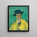 Portrait af Armand Roulin (Konflikt af cas) - Vincent van Gogh — indrammet kunstværk på væggen