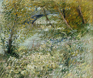 Bord de rivière au printemps - Vincent van Gogh — visning af kunstværket