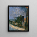 Refuge i Montmartre - Vincent van Gogh — indrammet kunstværk på væggen