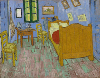 La Chambre à coucher - Vincent van Gogh — visning af kunstværket