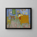 La Chambre à coucher - Vincent van Gogh — indrammet kunstværk på væggen