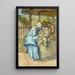 Le Tondeur de moutons - Vincent van Gogh — indrammet kunstværk på væggen