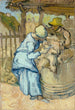 Le Tondeur de moutons - Vincent van Gogh — visning af kunstværket