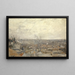 Vue de Montmartre - Vincent van Gogh — indrammet kunstværk på væggen