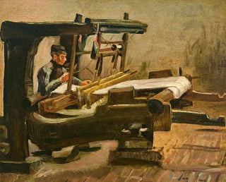 Vincent van Gogh - Wever naar rechts gekeerd Weaver Facing Right.webp