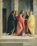Le Christ befaler Peter og Johannes om at forberede sig til påsken - Vincenzo Civerchio — visning af kunstværket