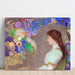 Reproduktion af maleriet Violette Heymann - Odilon Redon