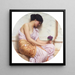 Violettes Douces - John William Godward — indrammet kunstværk på væggen