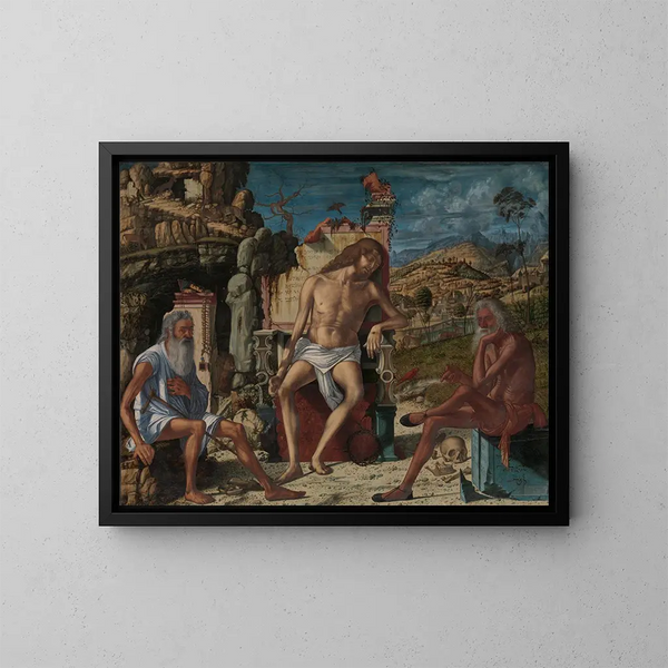 La Méditation sur la Passion - Vittore Carpaccio — indrammet kunstværk på væggen