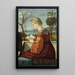 La Vierge lisant - Vittore Carpaccio — indrammet kunstværk på væggen
