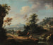 Landskab med figurer - Vittorio Amedeo Cignaroli — visning af kunstværket