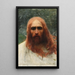 Tête du Christ - Vittorio Cavalleri — indrammet kunstværk på væggen