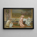 La Partie de thé - Vittorio Reggianini — indrammet kunstværk på væggen