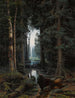 Ruisseau forestier - Vladimir Arkhipovich Bondarenko — visning af kunstværket