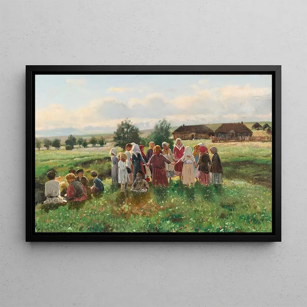 Vladimir Egorovich Makovsky - Children At Play.webp