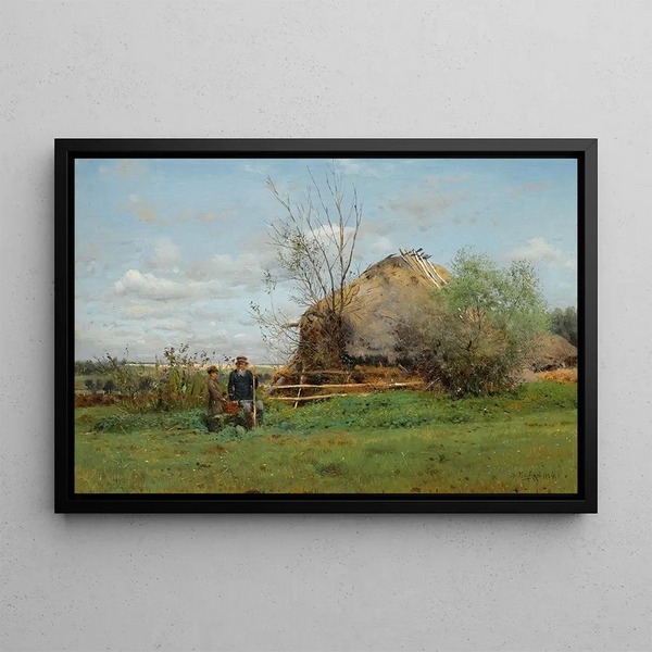 Vladimir Egorovich Makovsky - Early Autumn In The Village.webp