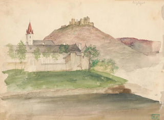 Vojtech Klimkovi - View Of The Castle Ruins In Szigliget.webp