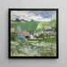 Vue d'Auvers - Vincent van Gogh — indrammet kunstværk på væggen