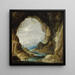 Vue d'une Grotte - David Teniers den Yngre — indrammet kunstværk på væggen