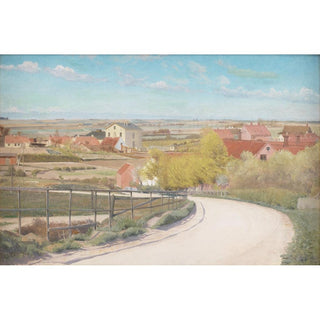 Vue d'une route près de Næstved, Zélande - Laurits Andersen Ring | Reproduction Tableau Décoration murale affiche copie