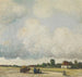 Reproduktion af maleriet Vue dans les Kempen avec un pont en planches - Jakob Smits