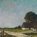 Reproduktion af maleriet Vue dans les Kempen avec un pont en planches - Jakob Smits