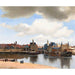 Reproduktion af maleriet Vue de Delft - Johannes Vermeer