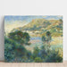 Reproduktion af maleriet Vue de Monte Carlo depuis le Cap Martin - Pierre-Auguste Renoir