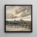 Vue de Prague - Viktor Olva — indrammet kunstværk på væggen