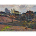 Reproduktion af maleriet Vue de Rouen - Paul Gauguin