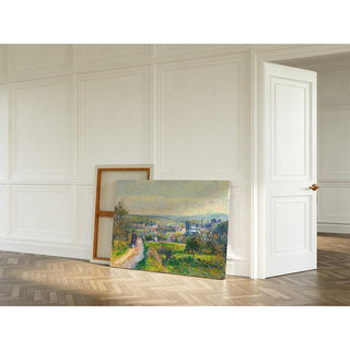 Vue de Saint-Ouen-l’Aumône - Camille Pissarro | Reproduction Tableau Décoration murale affiche copie