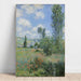 Reproduktion af maleriet af Claude Monet's Vue de Vétheuil