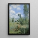 Reproduktion af maleriet af Claude Monet's Vue de Vétheuil