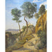 Reproduktion af maleriet Vue de Volterra - Jean-Baptiste Camille Corot