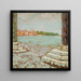 Vue de la Piazzetta à Venise - Jan Bohuszewicz — indrammet kunstværk på væggen