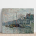 Reproduktion af maleriet Vue de la Prins Hendrikkade et du Kromme Waal à Amsterdam - Claude Monet | Reproduction