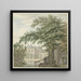 Vue de la maison de Luxembourg à Maarssen sur la Vecht - Hermanus Petrus Schouten — indrammet kunstværk på væggen