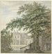 Vue de la maison de Luxembourg à Maarssen sur la Vecht - Hermanus Petrus Schouten — visning af kunstværket