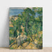 Reproduktion af maleriet Vue de la mer L'Estaque af Paul Cézanne