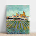 Reproduktion af maleriet Vue des Saintes-Maries-de-la-Mer - Vincent Van Gogh