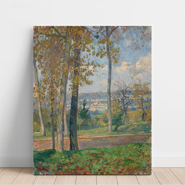 Reproduktion af maleriet Vue du Parc de Saint-Cloud - Henri Lebasque