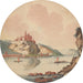 Vue du château de Rheinfels sur le Rhin - Jan van Call — vist i et interiør