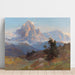 Reproduktion af maleriet Vue du mont Sassolungo - Edward Theodore Compton